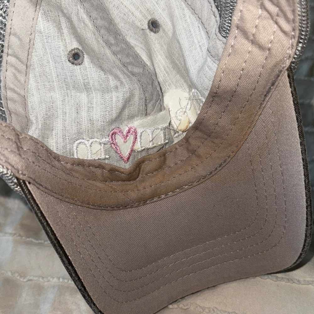 Black and Gray 'Girl Mom' Cap - Picture 4 of 5
